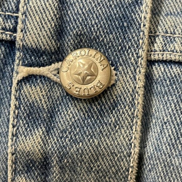 DENIM VEST Y2K 90’s COLORFUL EMBROIDERED Sz 22W BIKER ROCK HIPPIE AESTHETIC - Picture 12 of 14